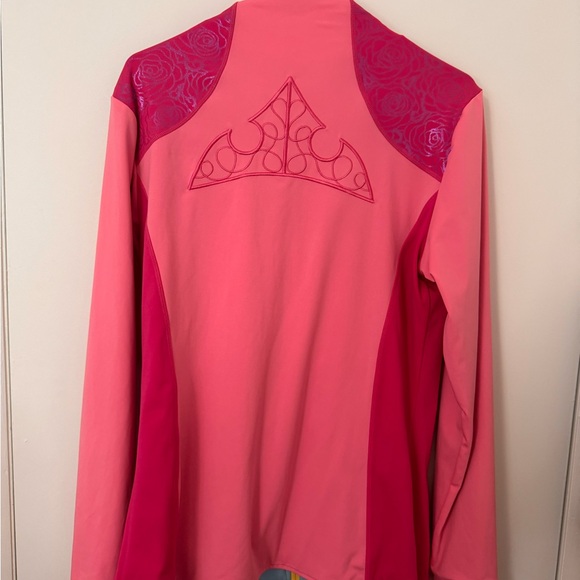 Crowned Women's Vibrant Pink Ski Jacket - Picture 2 of 2